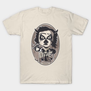 Edgar Poe reincarnation / brown edition T-Shirt